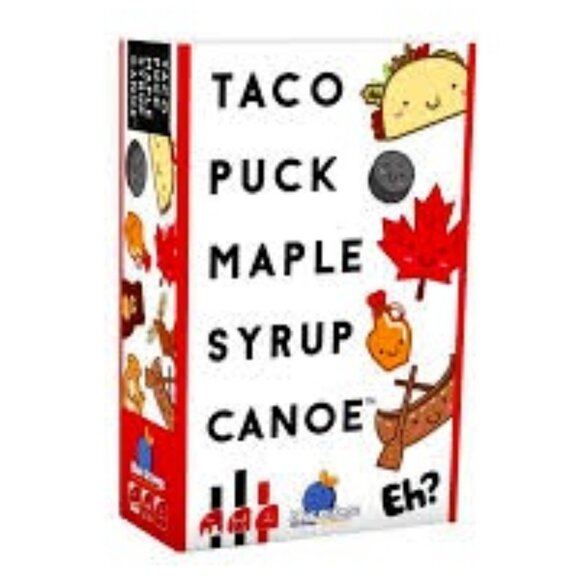 taco puck maple syrup canoe card game - Picture 1 of 4